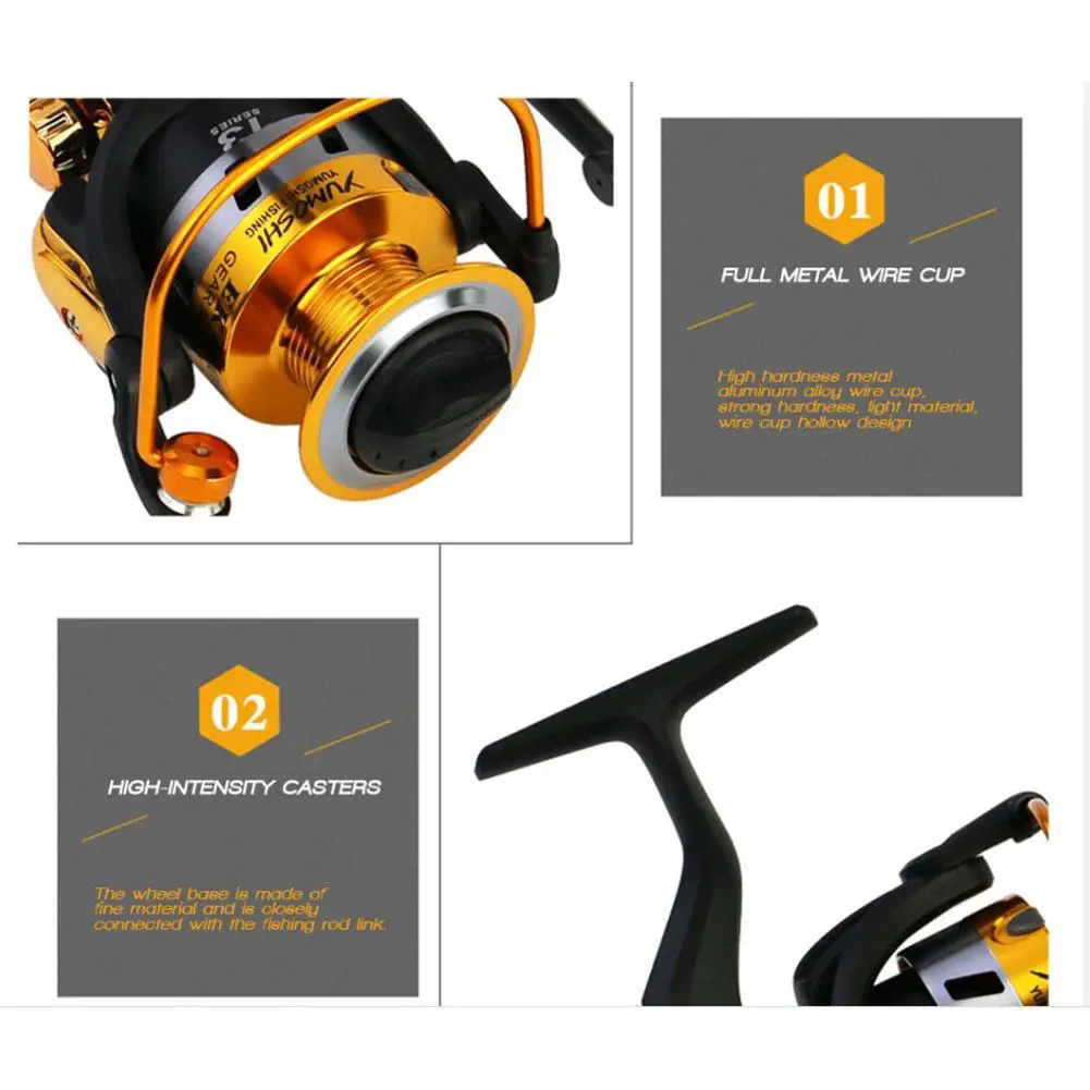 Рыболовная катушка HiMISS для ловли карпа с передаточным числом 5 5: 1 12BB большой