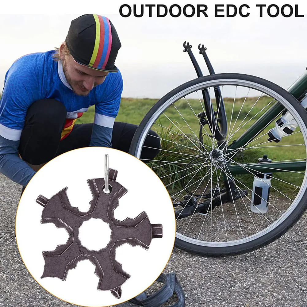 

16-in-1 Multi-tool Combination Compact Portable Outdoor Snowflake Tool Card Screwdriver screwdriver Snowflake Tool