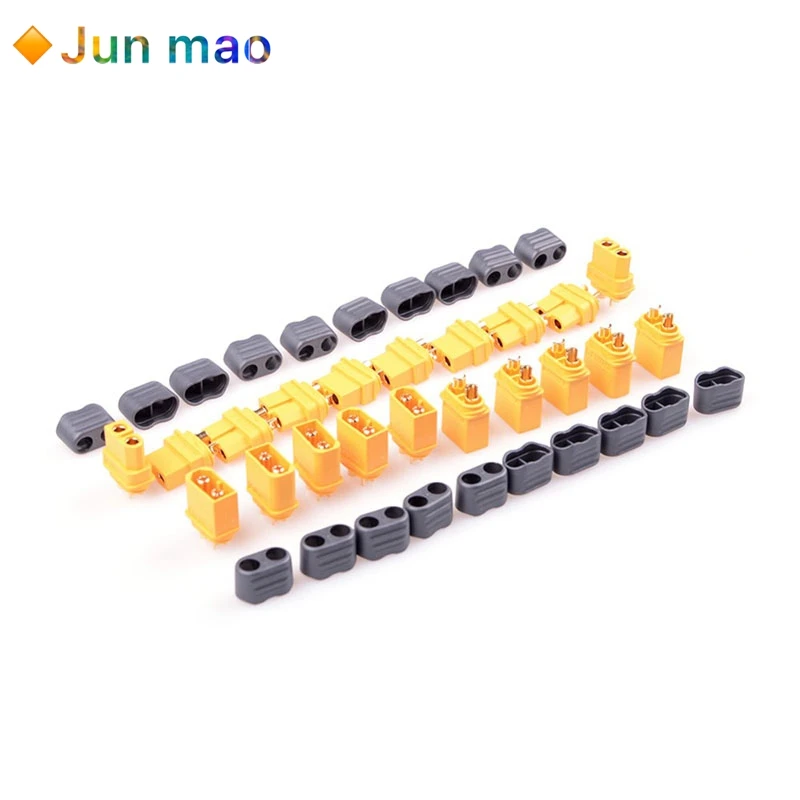 

10PCS XT60 XT60H Plug Connector With Sheath Housing 5 Male 5 Female (5 Pair )