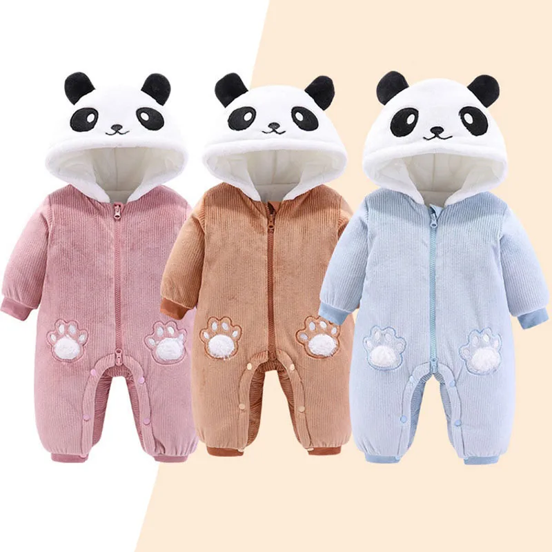 Новинка Комбинезоны для маленьких мальчиков и девочек Милая мультяшная детская