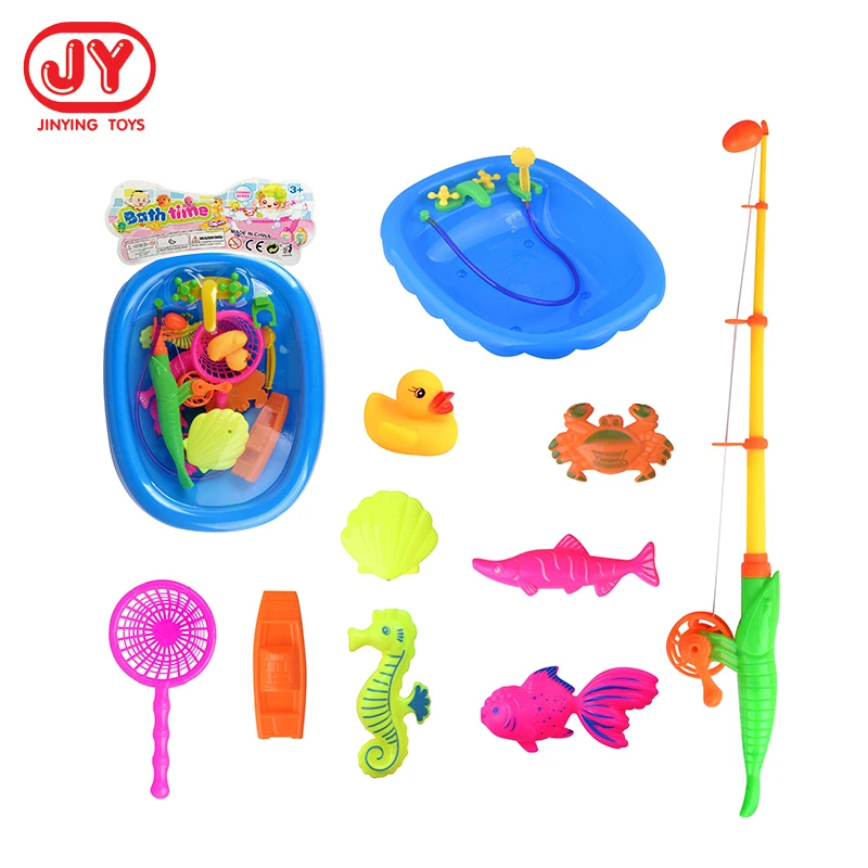 Детские рыболовные игрушки магнитная рыба набор настольных игр уличная