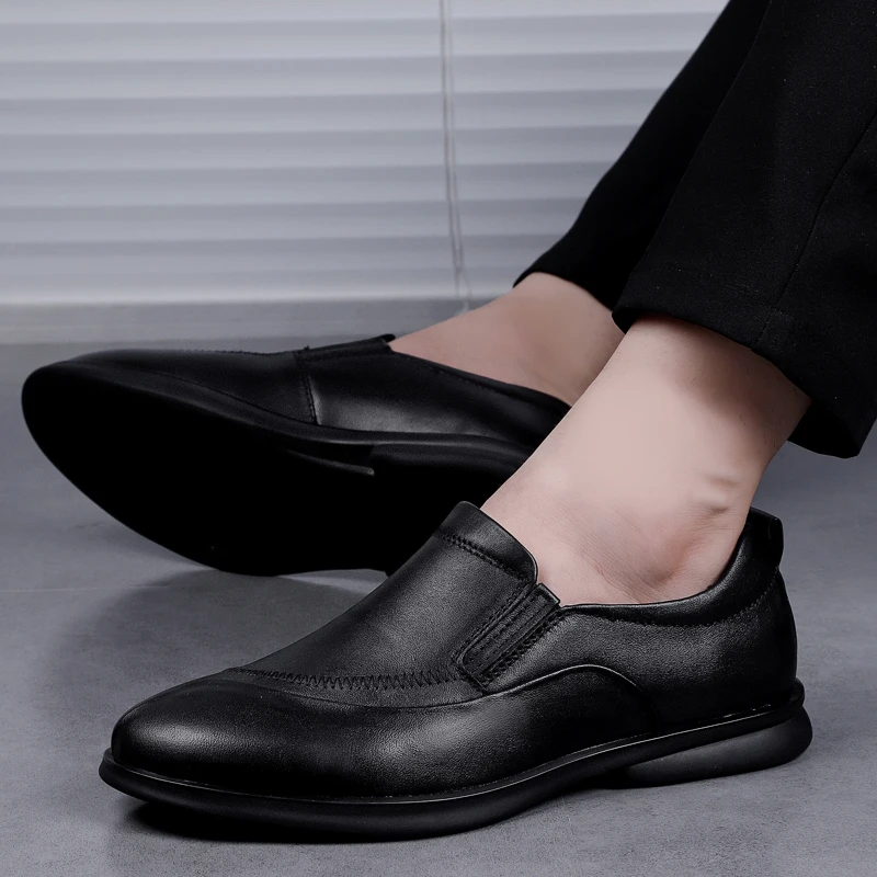 Мужская обувь удобная мужская повседневная из натуральной кожи уличные дышащие