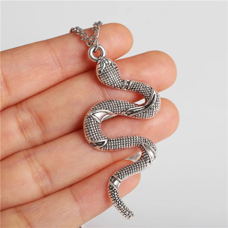 17 км модное золотое ожерелье со змеей для женщин из нержавеющей стали