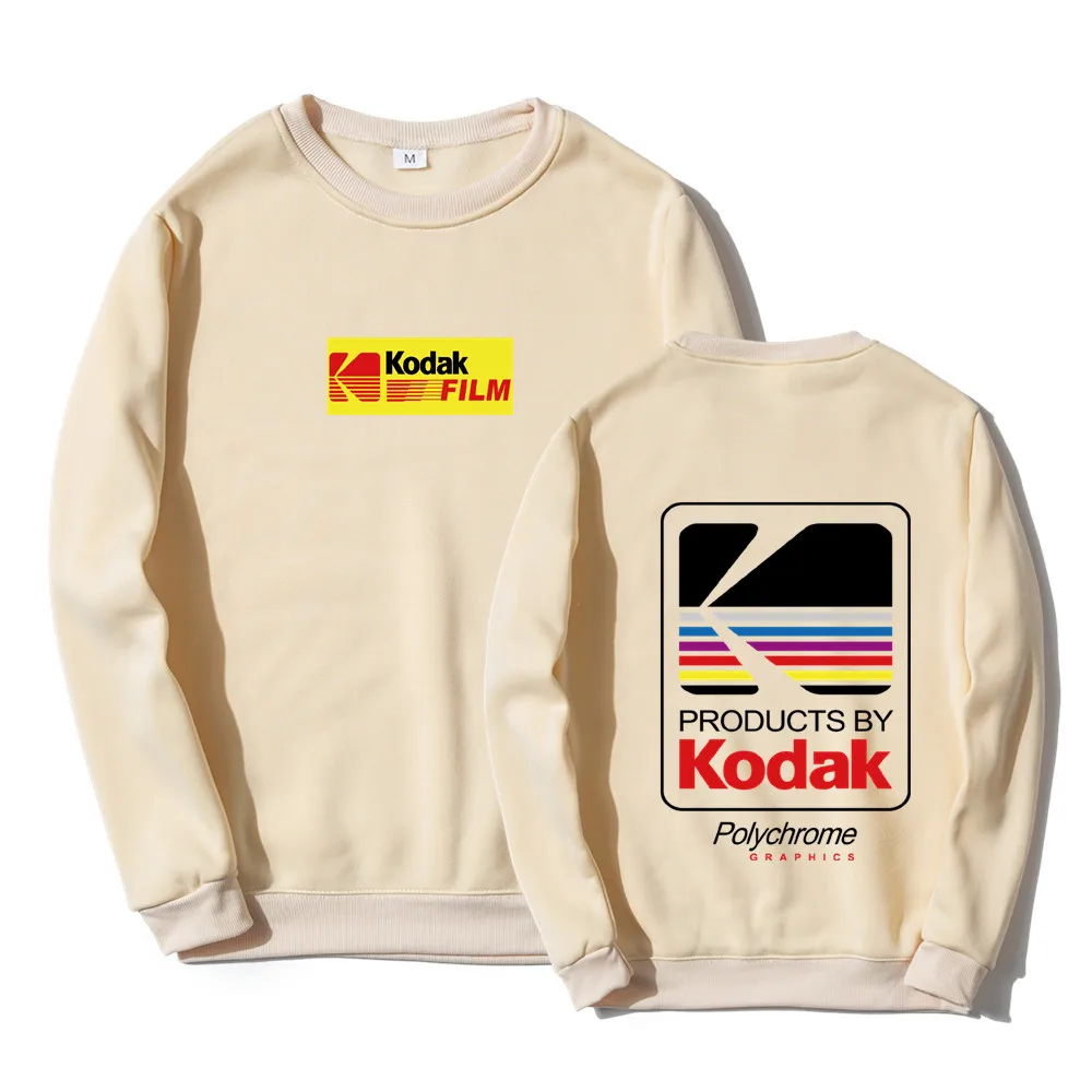 Мужская толстовка с принтом Kodak модная уличная Толстовка в стиле хип хоп весна