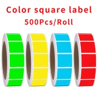 500pcsroll color coding labels stickers square chroma labels stickers 1 inch round red yellow blue green self adhesive stickers