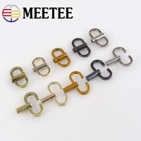 510pcs 22x11mm bag chain connector clasps metal buckles for bag strap 360 degree swivel ring diy luggage hardware accessories