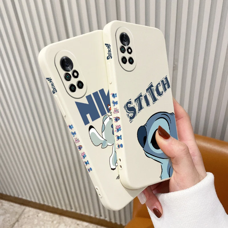 

Rectangle Cute Pattern Case For Huawei Nova8 8Pro 8SE Nova 7 7Pro 7SE 6 6se 5 5Pro 5Z 5I 5Ipro 4 4E Liquid Silicone Cover