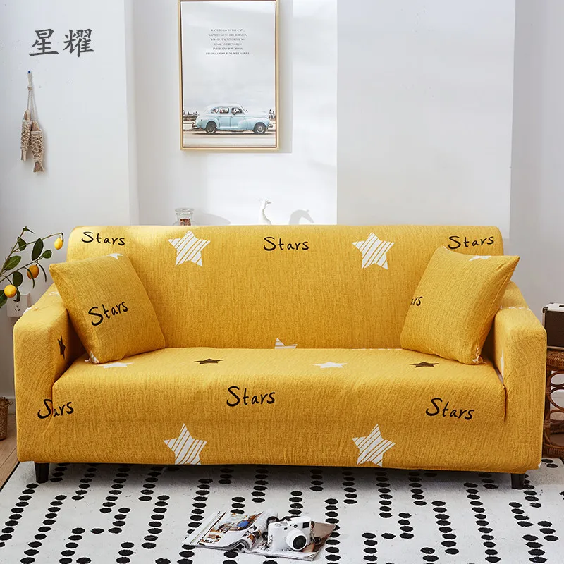 Одноместный чехол с красным рисунком хлопковые эластичные Чехлы для дивана