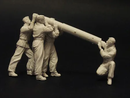 New Unassembled 1/32 Ground Crew carry (4 figures) Resin Figure Unpainted Model Kit | Игрушки и хобби