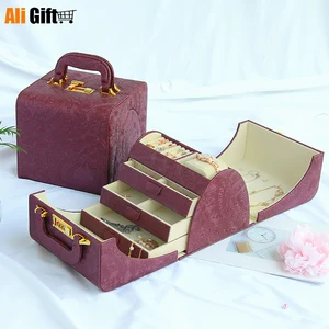 Шкатулка для ювелирных изделий в европейском и корейском стиле, шкатулка для хранения ювелирных изделий, шкатулка для макияжа, свадебные принадлежности, подарки для женщин