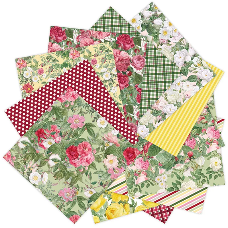 Набор бумаги для скрапбукинга 12 шт.|Крафт-бумага| |