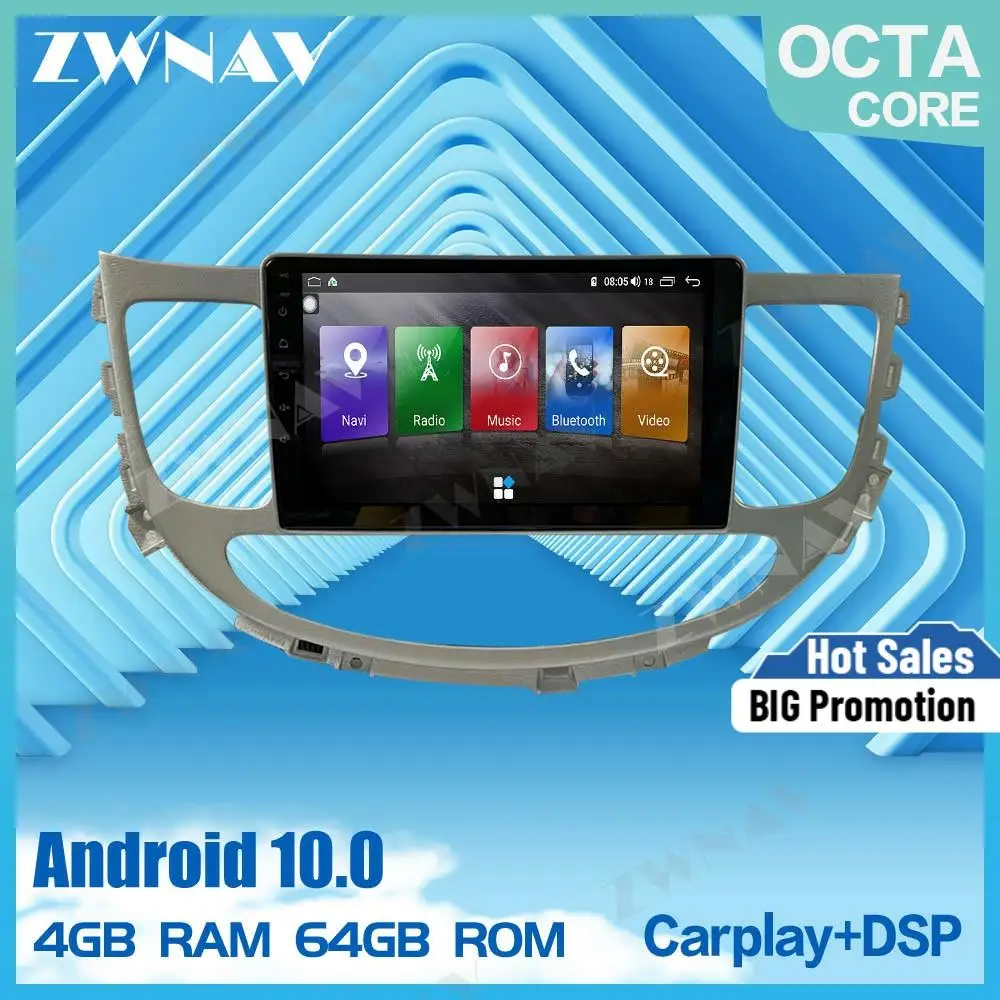 

9Inch Android 10.0 Car Multimedia Player For Hyundai Tiburon 2008 2009 2010-2012 GPS Radio Audio stereo DVD Player BT head unit