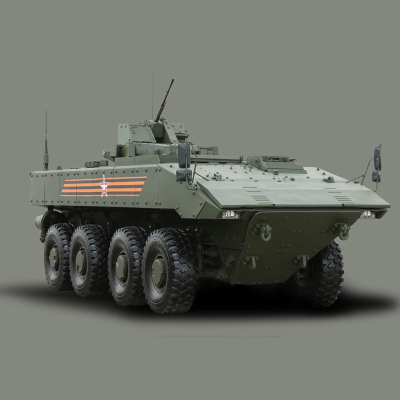 

BTR mic-7829 armored vehicle paper model 3D stereoscopic paper model Adult children DIY hand-crafted puzzle.