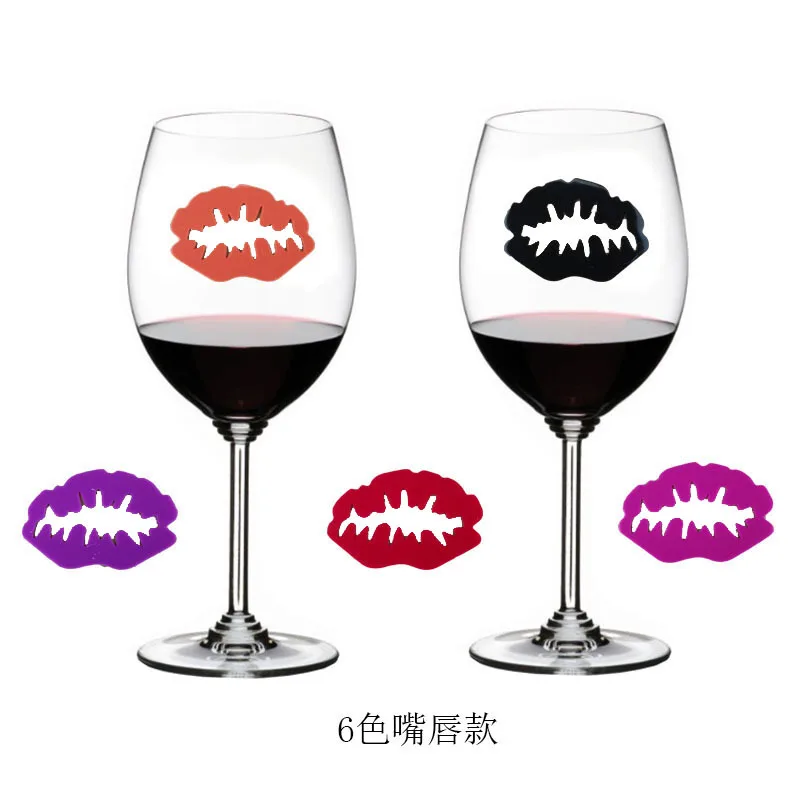 3 комплекта силиконовый маркер на стакан для вина чашка питья идентификация