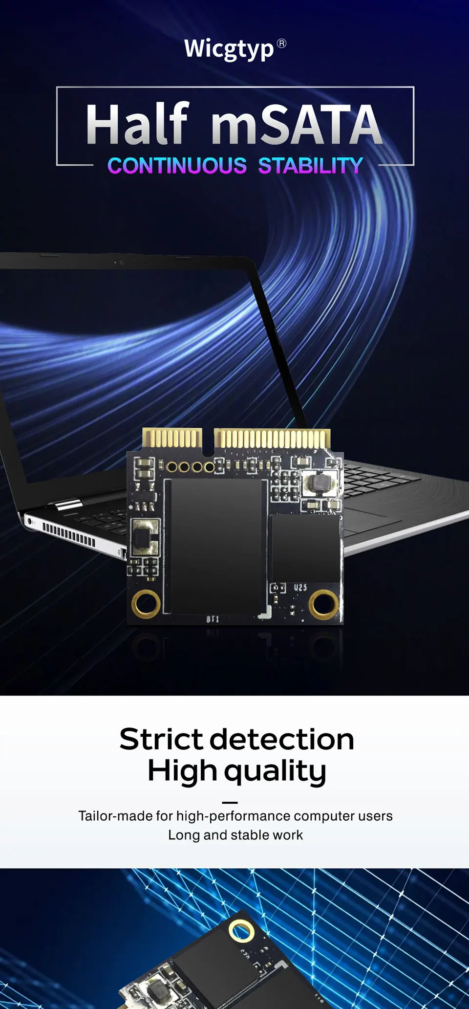 Скидка 50% Wicgtyp mini pcie половина mSATA ssd 64 Гб 128 ГБ 256 ГБ 512 ГБ SATA III 6 ГБ/сек. SATA II 2,5*3 см модуль ssd msata для планшетных ПК
