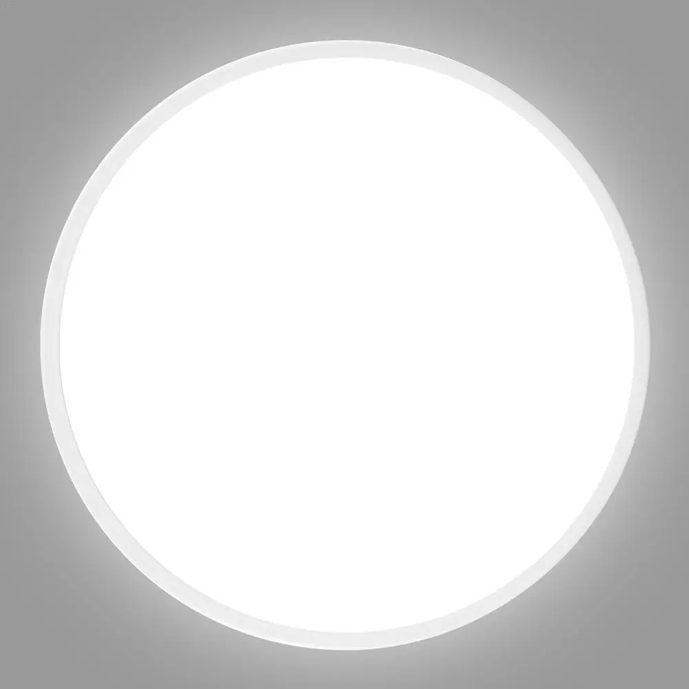 Ультратонкий круглый светодиодный потолочный светильник приглушаемая Лампа