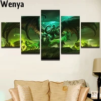 harry style poster canvas painting room decoration 5 game character painting prints living room home decoration print pictures