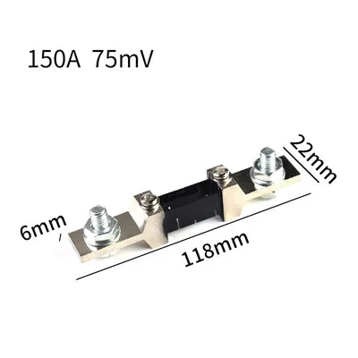 150A 75MV 1 шт. FL-2 10/15/20/30/40/5060/75/100/150/200/250/300/400A 75MV DC Токовый Шунт резисторная панель для цифровой амперметр измерительный прибор класс омметра 0 Токовый Шунт резистор - Цвет: 150A 75MV