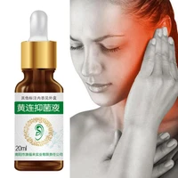 1pcs 20ml ear acute otitis drops chinese herbal medicine for ear tinnitus sore deafne health caring ear drops ear wax softening