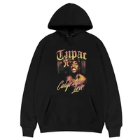 2021 new awesome 2pac rap hoodie trendy print hoody sweatshirt regular mens top quality men playboi carti hip hop hoodies cotton