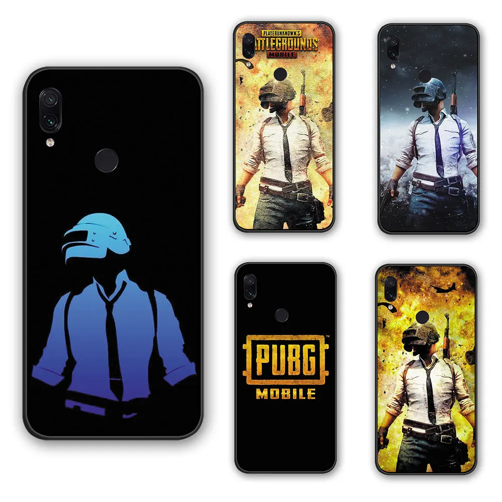 Чехол для телефона PUBG Game Силиконовый ТПУ чехол Xiaomi Redmi 5 5A 5plus 6 6A 6pro 7 Note 4 4X 8 9T K20 Pro S2