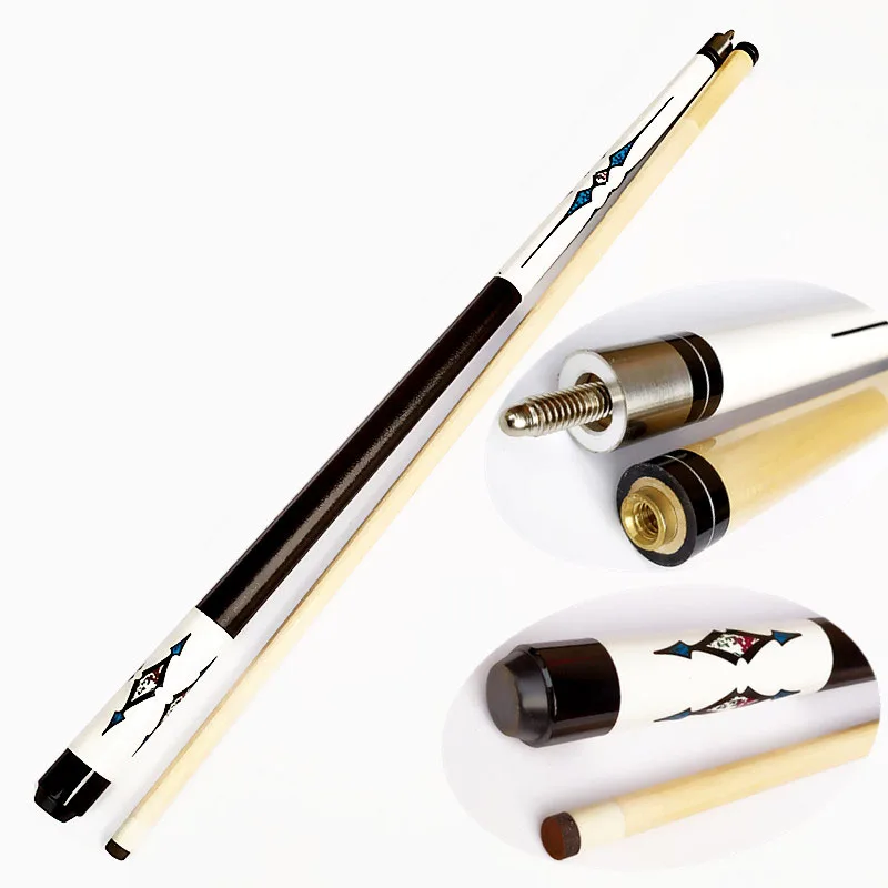 13mm 58 Inch Billiards Snooker Maple Pool Cue Stick With Cue Tip For Nine-ball Ball Come With Extension