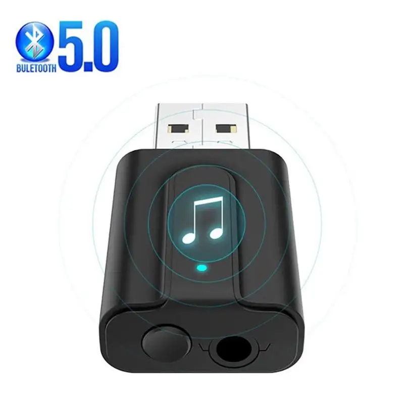 

5.0 Bluetooth Adapter USB Car Bluetooth Receiver Transmitter, Car Electronics