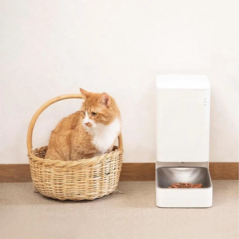 Xiaomi-alimentador inteligente para mascotas, alimentador con Control remoto por voz, Control cuantitativo Regular y autom&aacute;tico, con la aplicaci&oacute;n Mijia-4