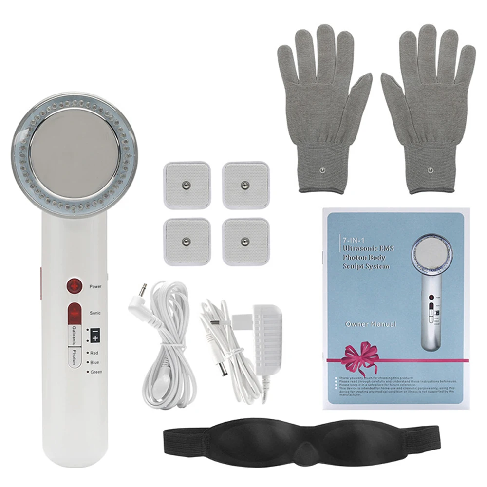 Beste Diozo 7 In 1 Ultrasone Ems Body Afslanken Massager Anti Cellulite Gewichtsverlies Machine Vet Brander Gezicht Lift Massage