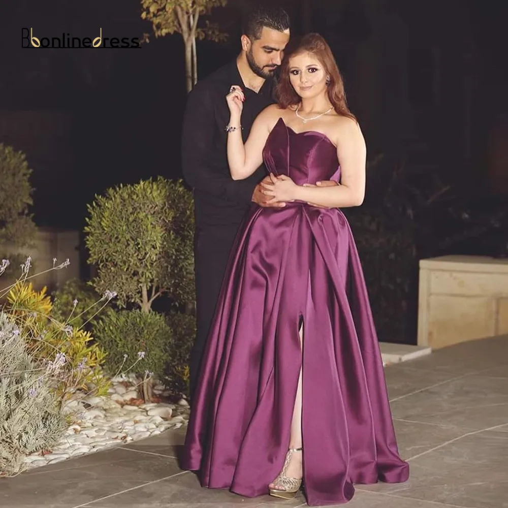 Bbonlinedress фиолетовое вечернее платье атласное ТРАПЕЦИЕВИДНОЕ на одно плечо