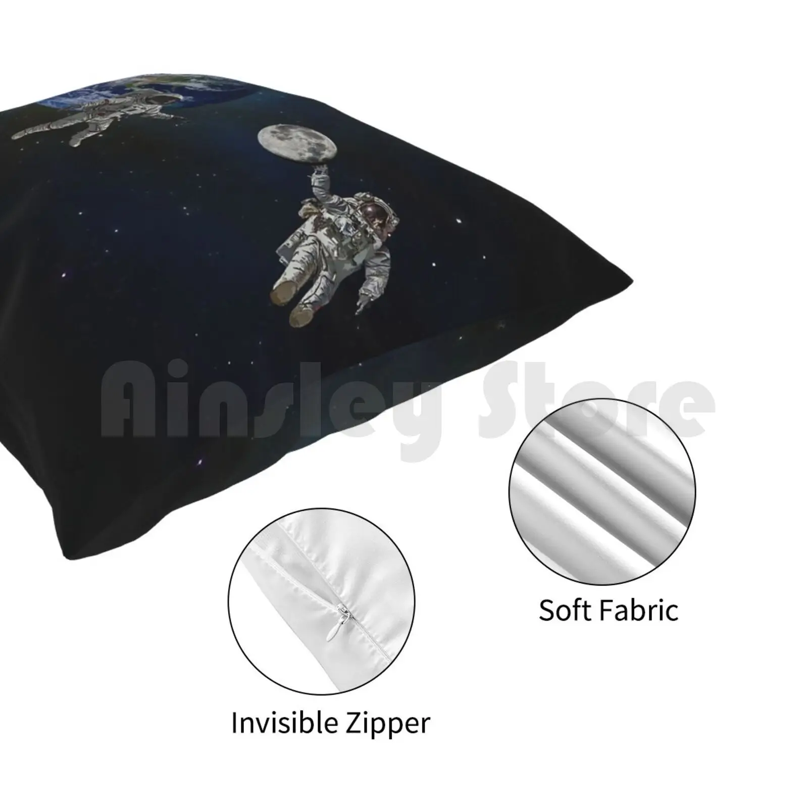 Чехол с изображением подушки космобала мягкий чехол рисунком для дома космос