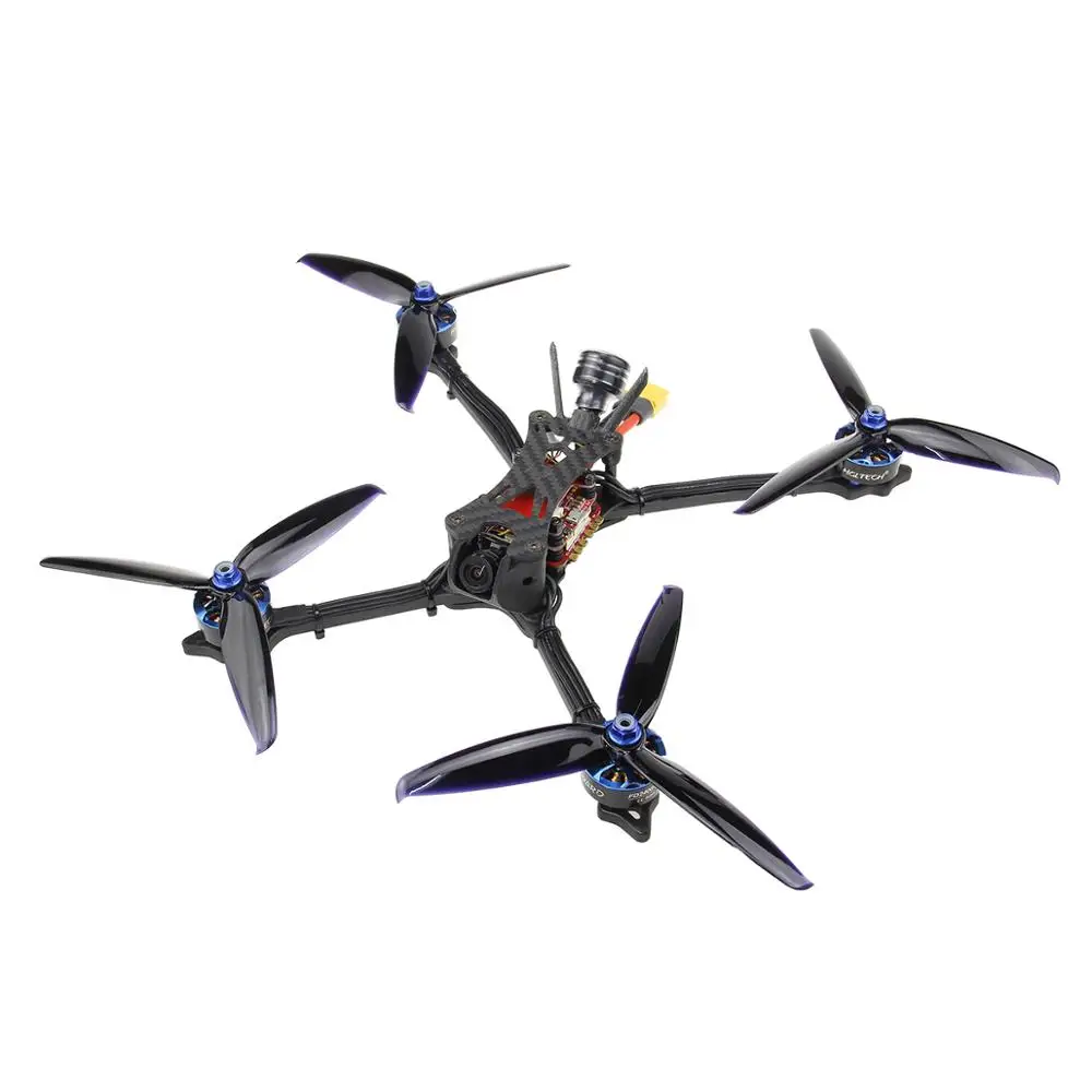 HGLRC Wind6 6S BNF FPV гоночный Дрон F7 FC 2408 1700KV бесщеточный двигатель Blheli32 65A 4in1 ESC Forward VTX Flight