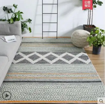 

4000*3000mm Nordic Feather Carpet For Livingroom Bedroom/bedside Blanket Doormat Outdoor Prayer Parlor Home Anti-slip Floor Mat