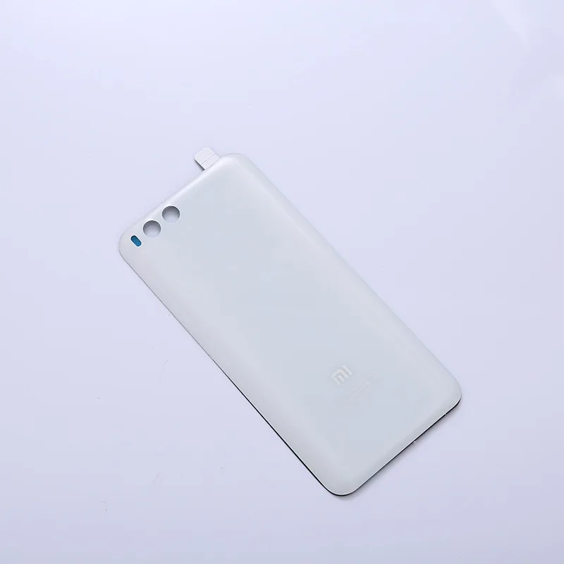 Белый MI6 3D стекло задняя крышка корпуса для Xiaomi Mi 6, задняя дверь Замена жесткий чехол батареи, 3 Цвета Xiaom Mi6 - Цвет: Белый