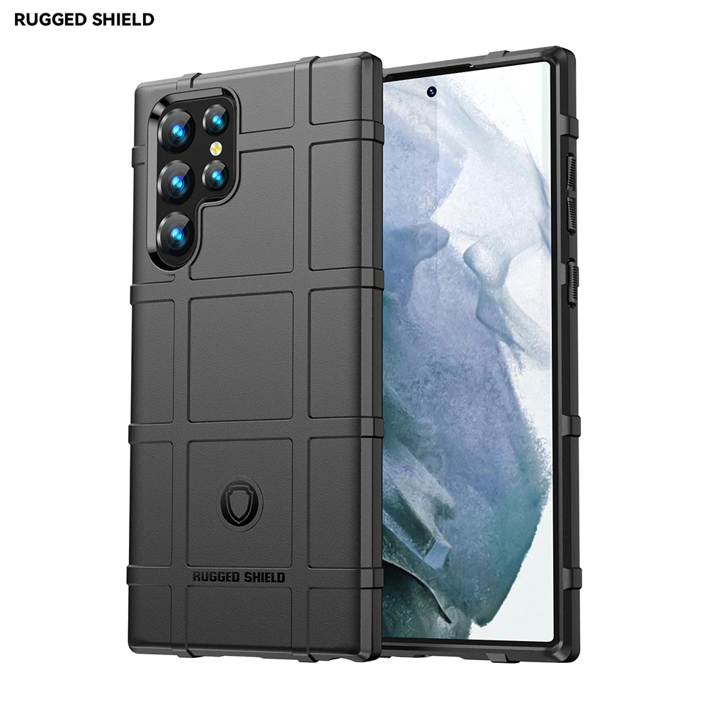 Чехол для Galaxy S22 прочный защитный противоударный мягкий чехол из ТПУ Samsung Plus Ultra