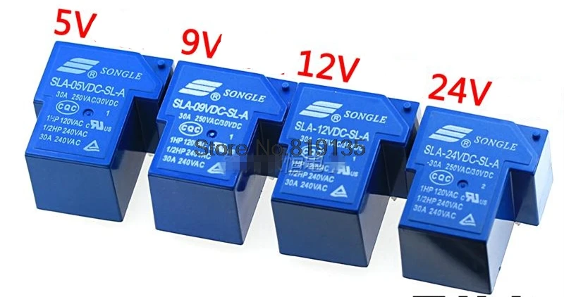 2 шт./лот реле мощности Φ 5V 9V 12V 24V 30A 4PIN T90|Реле| |
