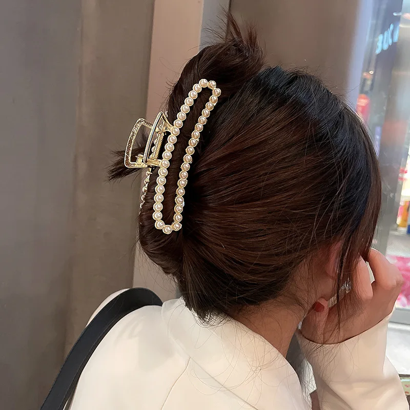 

Корейские модные женские заколки для волос, акриловые заколки, большие прозрачные заколки для волос, аксессуары для мойки волос для девочек