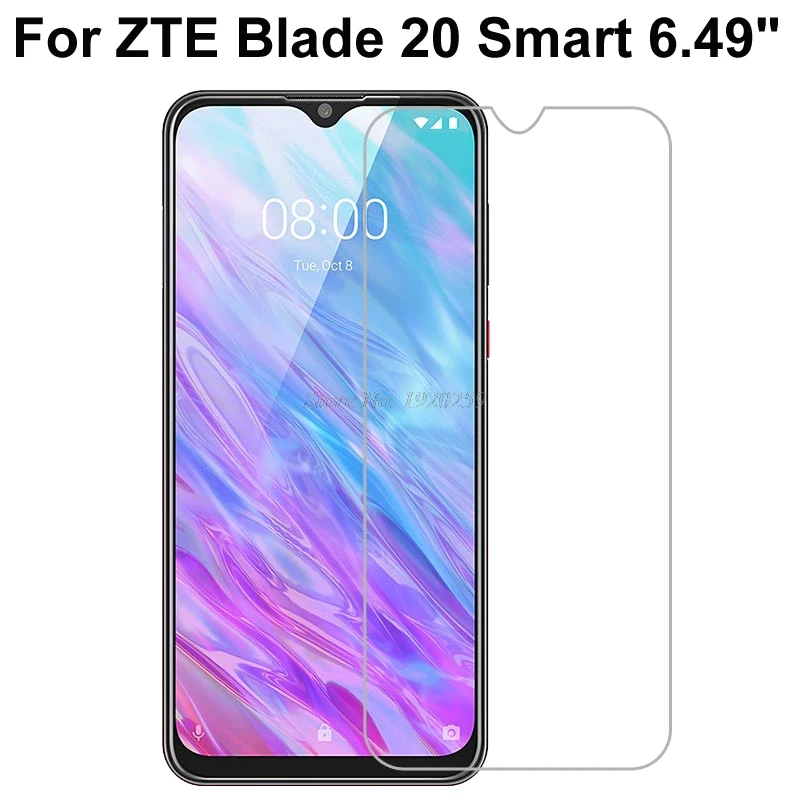 Защитное стекло ZTE Blade 20 взрывозащищенное Закаленное для защита экрана