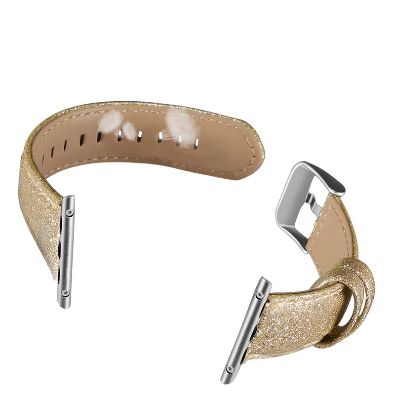 Apple Watch с блестящими пайетками Мощность из искусственной кожи роскошный