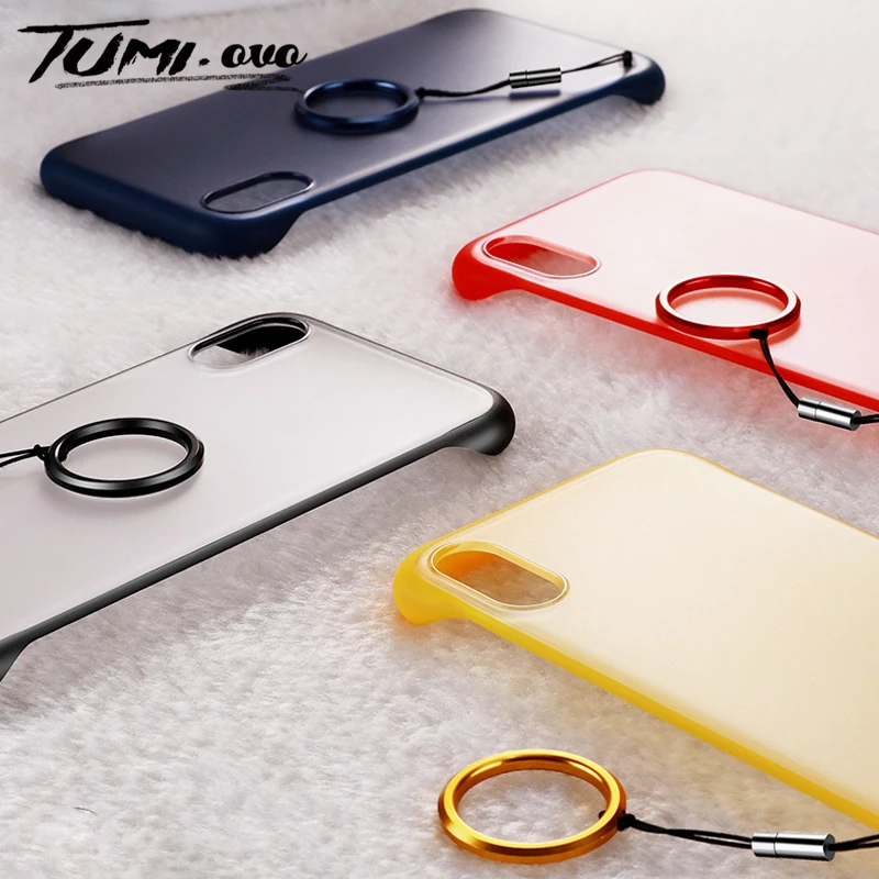 Чехол для iPhone 7 8 Plus X Xr Xs Max 6 6s Ультратонкий Жесткий матовый чехол из поликарбоната