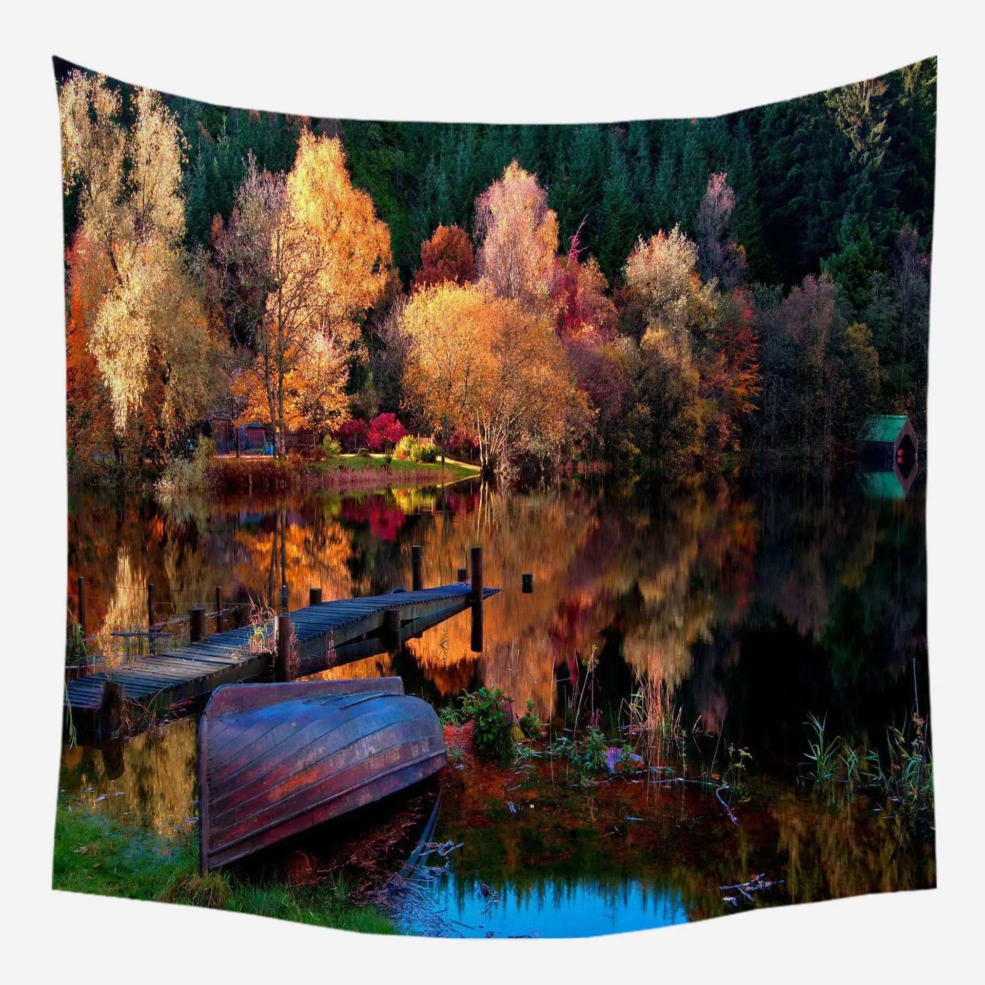 

Net Red Scenery Tapestry Wall Hanging Gossip Tapestries 5504