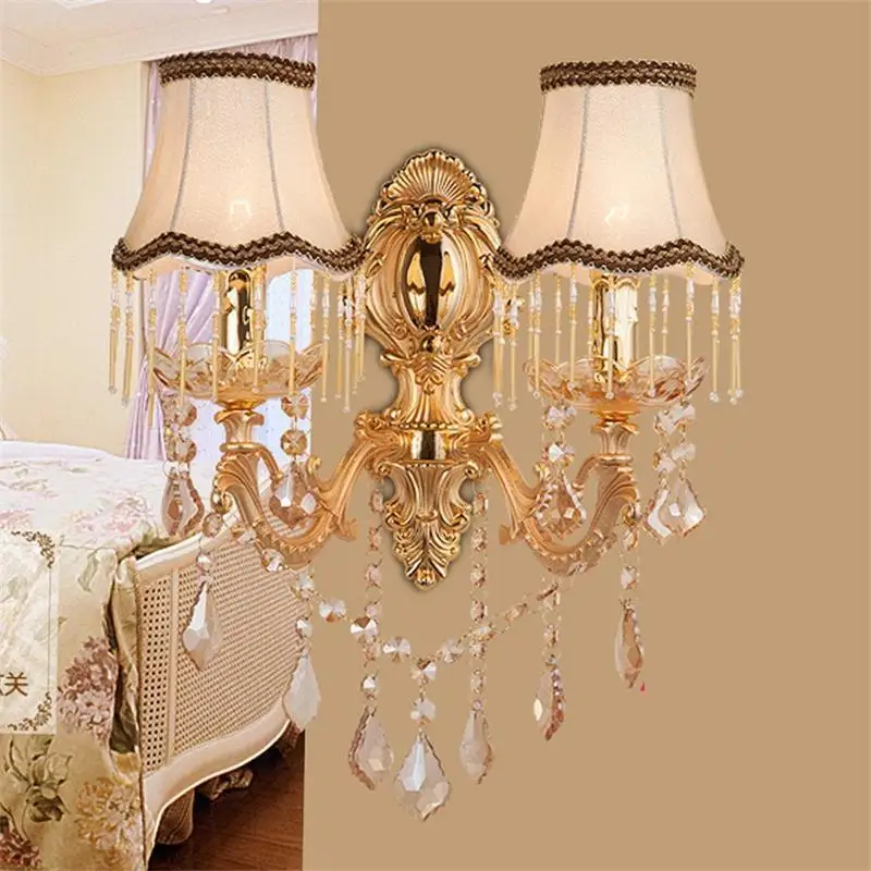Ванная комната Kinkiety бра Para Parede Arandela Лофт Декор Хрустальная аппликация Murale Wandlamp