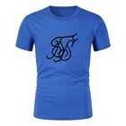 Мужская шелковая футболка Sik 2021, повседневные мужские футболки, летняя мужская футболка Siksilk, уличная одежда, брендовые футболки, шелковые футболки