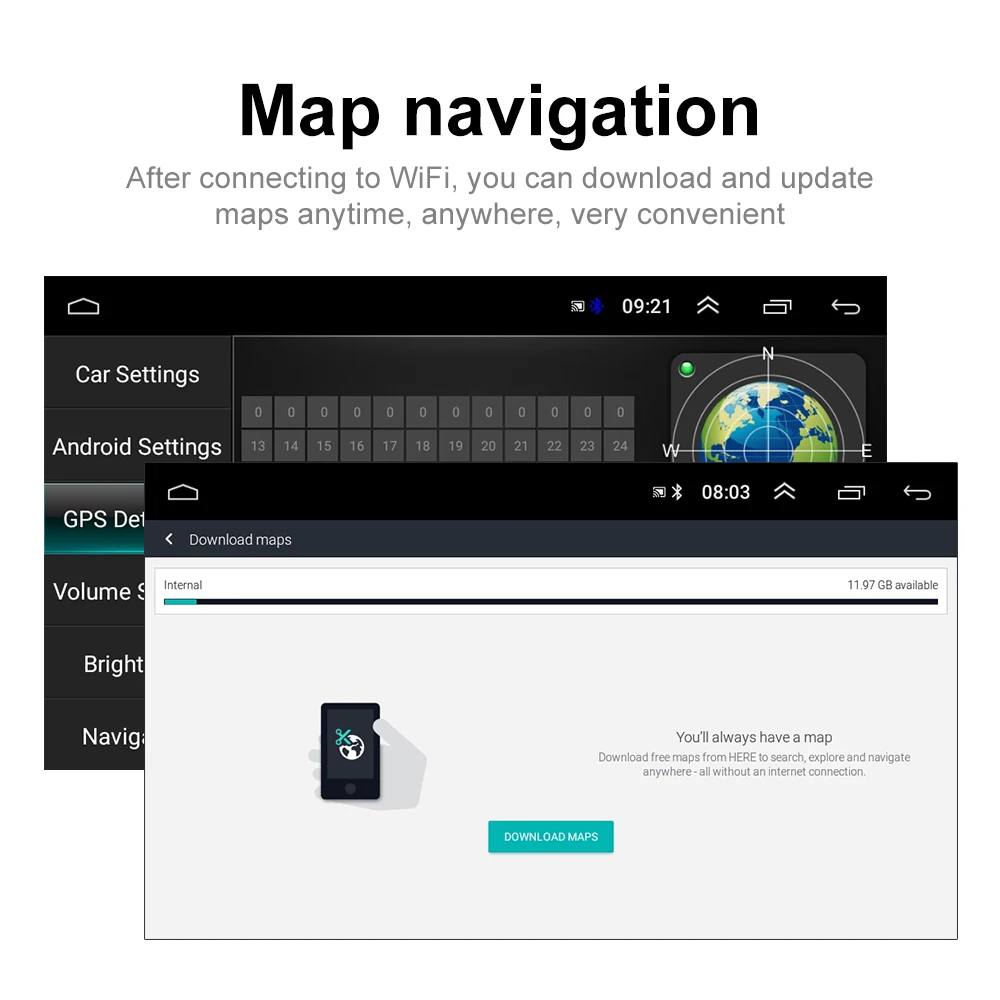 Автомобильный мультимедийный Видеоплейер Camecho плеер 2 Din на Android 8 1 с монитором 7
