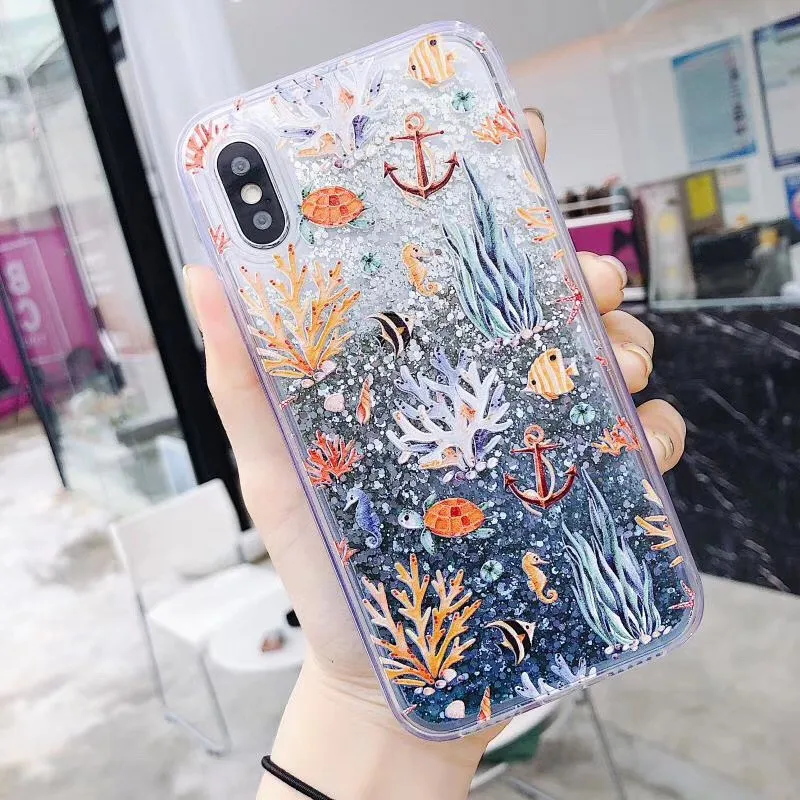 Роскошный 3D-чехол с жидким песком и мультяшным котом для huawei Honor 10 9 Lite 7X 8X 7A Mate 20 Pro