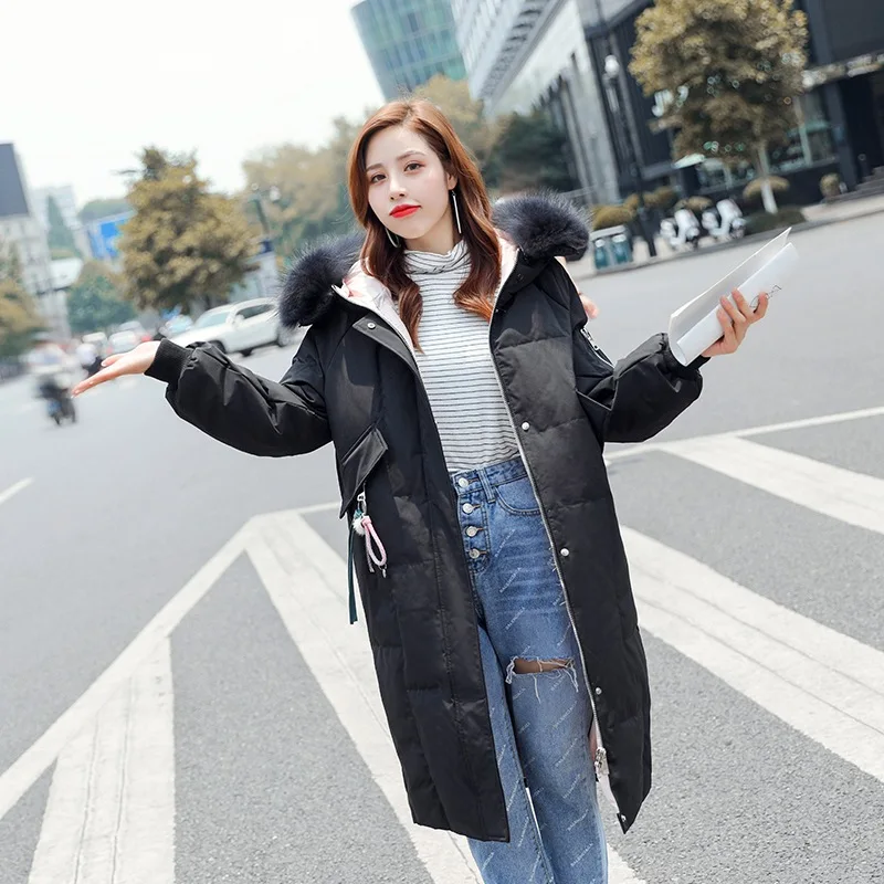 Осенне-зимние женские парки пуховые пальто женская верхняя одежда LF9083 | Женская