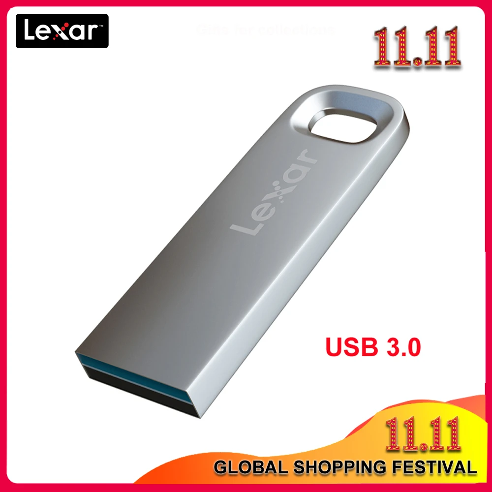 Новый оригинальный Lexar M45 USB 3 0 металла флэш накопитель 128 Гб 64 до 100 МБ/с. usb3.0 флеш 32