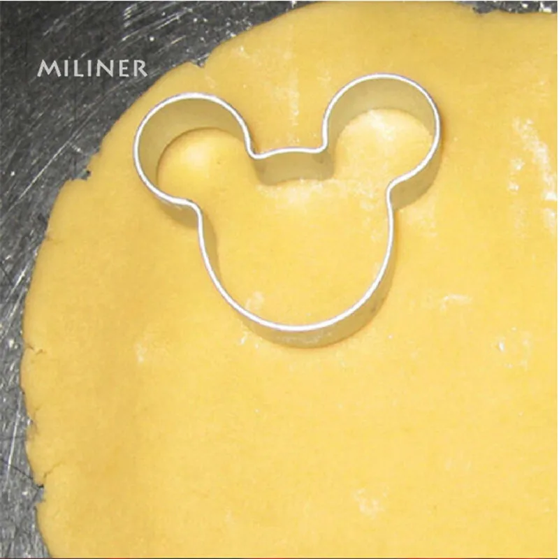 Рождество плесень печенье инструмент Мышь в форме алюминиевые формы для сладких