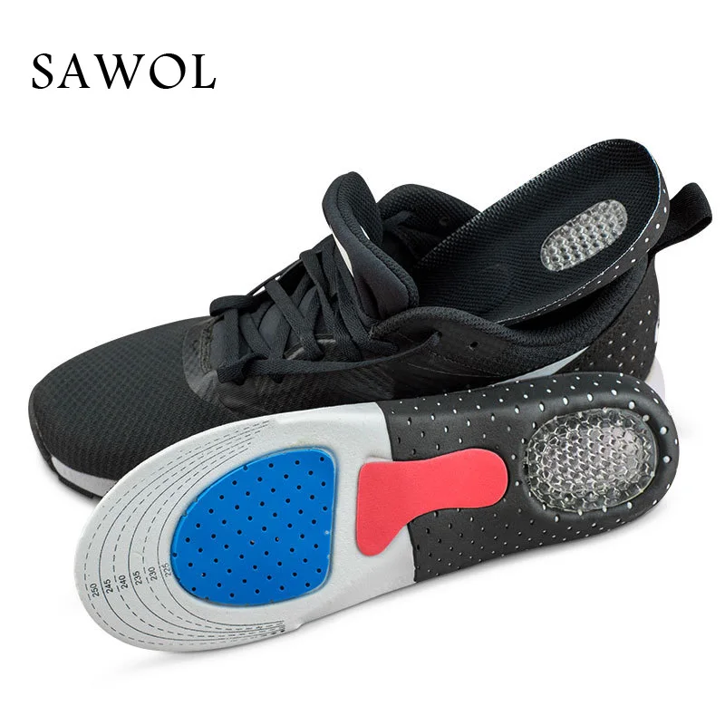 Sawol стелька для спортивной обуви вставки мягкая мужчин и женщин Сникеры на каждый