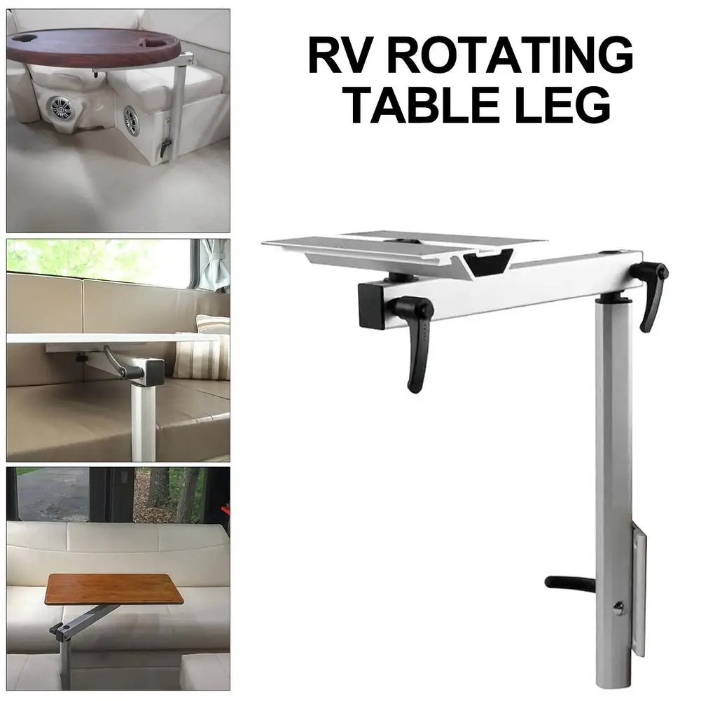 

Universal RV Rotable Table Frame Adjustable RV Table Legs RV Recreational Vehicle Accessories Easy To Store Table Rack
